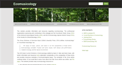 Desktop Screenshot of ecomusicology.info