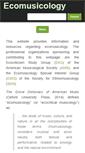 Mobile Screenshot of ecomusicology.info